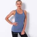 Womens Tank Tops Muscle Shirts Fitted Racer Back Tank Top Soft Ribbed 2 In 1 Yoga Tops With Built In Bra